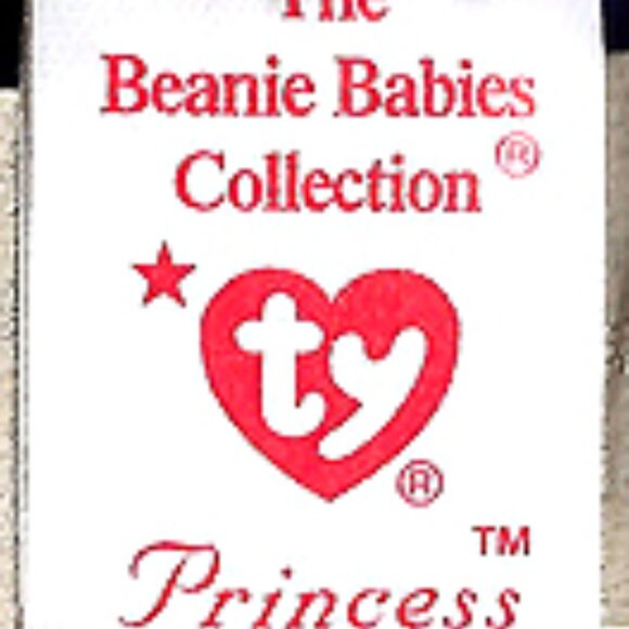 Princess Diana Beanie Baby | Ty Princess Bear 1997 PE Pellets |Collectible Plush - Picture 6 of 12